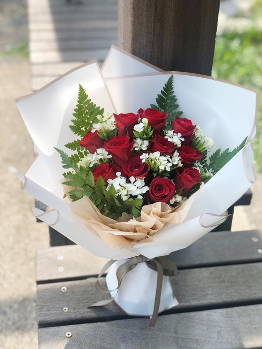 LU-3【韓式花束C】七夕情人節花束 西洋情人節花束 生日 禮物 網路花店推薦